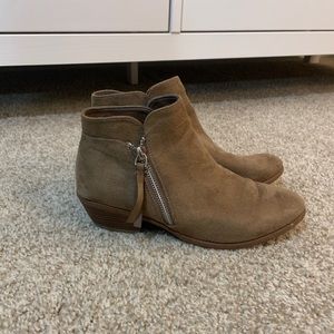 tan booties